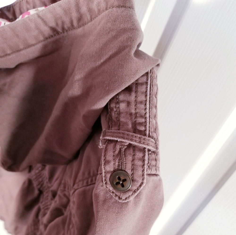 👭🏽Girls 👭🏿brown and pink Old Navy jacket